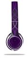 WraptorSkinz Skin Decal Wrap compatible with Beats Solo 2 WIRED Headphones Abstract 01 Purple Skin Only (HEADPHONES NOT INCLUDED)