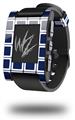 Squared Navy Blue - Decal Style Skin fits original Pebble Smart Watch (WATCH SOLD SEPARATELY)