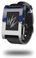Ripped Colors Blue Gray - Decal Style Skin fits original Pebble Smart Watch (WATCH SOLD SEPARATELY)