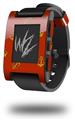 Anchors Away Red Dark - Decal Style Skin fits original Pebble Smart Watch (WATCH SOLD SEPARATELY)
