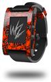 Scattered Skulls Red - Decal Style Skin fits original Pebble Smart Watch (WATCH SOLD SEPARATELY)