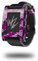 HEX Mesh Camo 01 Pink - Decal Style Skin fits original Pebble Smart Watch (WATCH SOLD SEPARATELY)