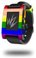 Rainbow Stripes - Decal Style Skin fits original Pebble Smart Watch (WATCH SOLD SEPARATELY)
