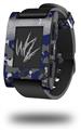WraptorCamo Old School Camouflage Camo Blue Navy - Decal Style Skin fits original Pebble Smart Watch (WATCH SOLD SEPARATELY)