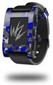 WraptorCamo Old School Camouflage Camo Blue Royal - Decal Style Skin fits original Pebble Smart Watch (WATCH SOLD SEPARATELY)