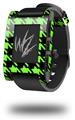 Houndstooth Neon Lime Green on Black - Decal Style Skin fits original Pebble Smart Watch (WATCH SOLD SEPARATELY)