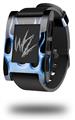 Metal Flames Blue - Decal Style Skin fits original Pebble Smart Watch (WATCH SOLD SEPARATELY)