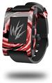 Alecias Swirl 02 Red - Decal Style Skin fits original Pebble Smart Watch (WATCH SOLD SEPARATELY)