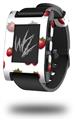 Strawberries on White - Decal Style Skin fits original Pebble Smart Watch (WATCH SOLD SEPARATELY)