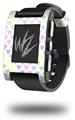 Pastel Hearts on White - Decal Style Skin fits original Pebble Smart Watch (WATCH SOLD SEPARATELY)
