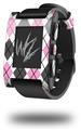 Argyle Pink and Gray - Decal Style Skin fits original Pebble Smart Watch (WATCH SOLD SEPARATELY)