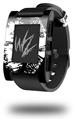 Big Kiss White Lips on Black - Decal Style Skin fits original Pebble Smart Watch (WATCH SOLD SEPARATELY)