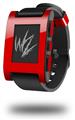 Solids Collection Red - Decal Style Skin fits original Pebble Smart Watch (WATCH SOLD SEPARATELY)