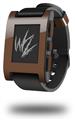 Solids Collection Chocolate Brown - Decal Style Skin fits original Pebble Smart Watch (WATCH SOLD SEPARATELY)