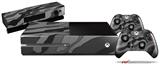 Camouflage Gray - Holiday Bundle Decal Style Skin fits XBOX One Console Original, Kinect and 2 Controllers (XBOX SYSTEM NOT INCLUDED)