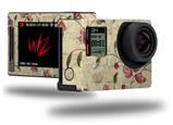 Flowers and Berries Red - Decal Style Skin fits GoPro Hero 4 Silver Camera (GOPRO SOLD SEPARATELY)
