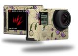 Flowers and Berries Purple - Decal Style Skin fits GoPro Hero 4 Silver Camera (GOPRO SOLD SEPARATELY)
