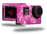 Triangle Mosaic Fuchsia - Decal Style Skin fits GoPro Hero 4 Silver Camera (GOPRO SOLD SEPARATELY)