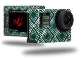 Wavey Hunter Green - Decal Style Skin fits GoPro Hero 4 Silver Camera (GOPRO SOLD SEPARATELY)
