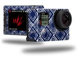 Wavey Navy Blue - Decal Style Skin fits GoPro Hero 4 Silver Camera (GOPRO SOLD SEPARATELY)