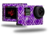 Wavey Purple - Decal Style Skin fits GoPro Hero 4 Silver Camera (GOPRO SOLD SEPARATELY)