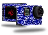 Wavey Royal Blue - Decal Style Skin fits GoPro Hero 4 Silver Camera (GOPRO SOLD SEPARATELY)