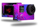 Halftone Splatter Blue Hot Pink - Decal Style Skin fits GoPro Hero 4 Silver Camera (GOPRO SOLD SEPARATELY)