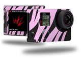 Zebra Skin Pink - Decal Style Skin fits GoPro Hero 4 Silver Camera (GOPRO SOLD SEPARATELY)