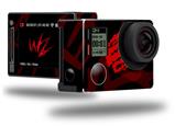 Oriental Dragon Red on Black - Decal Style Skin fits GoPro Hero 4 Silver Camera (GOPRO SOLD SEPARATELY)