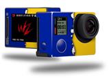 Ripped Colors Blue Yellow - Decal Style Skin fits GoPro Hero 4 Silver Camera (GOPRO SOLD SEPARATELY)