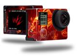 Fire Flower - Decal Style Skin fits GoPro Hero 4 Silver Camera (GOPRO SOLD SEPARATELY)