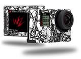 Scattered Skulls White - Decal Style Skin fits GoPro Hero 4 Silver Camera (GOPRO SOLD SEPARATELY)