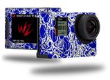 Scattered Skulls Royal Blue - Decal Style Skin fits GoPro Hero 4 Silver Camera (GOPRO SOLD SEPARATELY)
