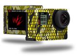 HEX Mesh Camo 01 Yellow - Decal Style Skin fits GoPro Hero 4 Silver Camera (GOPRO SOLD SEPARATELY)