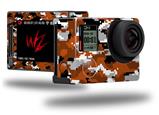 WraptorCamo Digital Camo Burnt Orange - Decal Style Skin fits GoPro Hero 4 Silver Camera (GOPRO SOLD SEPARATELY)