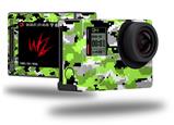 WraptorCamo Digital Camo Neon Green - Decal Style Skin fits GoPro Hero 4 Silver Camera (GOPRO SOLD SEPARATELY)