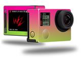 Smooth Fades Neon Green Hot Pink - Decal Style Skin fits GoPro Hero 4 Silver Camera (GOPRO SOLD SEPARATELY)