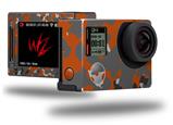 WraptorCamo Old School Camouflage Camo Orange Burnt - Decal Style Skin fits GoPro Hero 4 Silver Camera (GOPRO SOLD SEPARATELY)