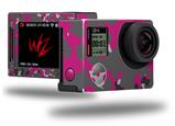 WraptorCamo Old School Camouflage Camo Fuschia Hot Pink - Decal Style Skin fits GoPro Hero 4 Silver Camera (GOPRO SOLD SEPARATELY)