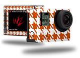 Houndstooth Burnt Orange - Decal Style Skin fits GoPro Hero 4 Silver Camera (GOPRO SOLD SEPARATELY)
