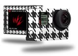 Houndstooth Dark Gray - Decal Style Skin fits GoPro Hero 4 Silver Camera (GOPRO SOLD SEPARATELY)