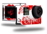 Big Kiss Lips Red on White - Decal Style Skin fits GoPro Hero 4 Silver Camera (GOPRO SOLD SEPARATELY)