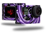 Alecias Swirl 02 Purple - Decal Style Skin fits GoPro Hero 4 Silver Camera (GOPRO SOLD SEPARATELY)