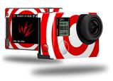 Bullseye Red and White - Decal Style Skin fits GoPro Hero 4 Silver Camera (GOPRO SOLD SEPARATELY)
