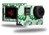 Petals Green - Decal Style Skin fits GoPro Hero 4 Silver Camera (GOPRO SOLD SEPARATELY)