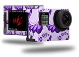 Petals Purple - Decal Style Skin fits GoPro Hero 4 Silver Camera (GOPRO SOLD SEPARATELY)