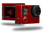 Solids Collection Red Dark - Decal Style Skin fits GoPro Hero 4 Silver Camera (GOPRO SOLD SEPARATELY)