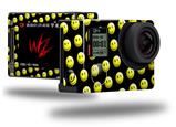 Smileys on Black - Decal Style Skin fits GoPro Hero 4 Silver Camera (GOPRO SOLD SEPARATELY)