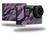 Camouflage Purple - Decal Style Skin fits GoPro Hero 4 Black Camera (GOPRO SOLD SEPARATELY)