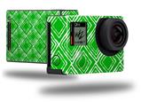 Wavey Green - Decal Style Skin fits GoPro Hero 4 Black Camera (GOPRO SOLD SEPARATELY)